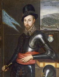 Porträt von Peregrine Bertie, 13. Baron Willoughby de Eresby (1555-1601)